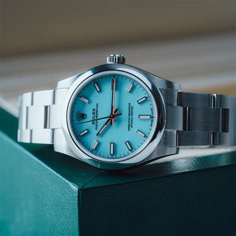 rolex tiffany on wrist|rolex 31mm tiffany ladies.